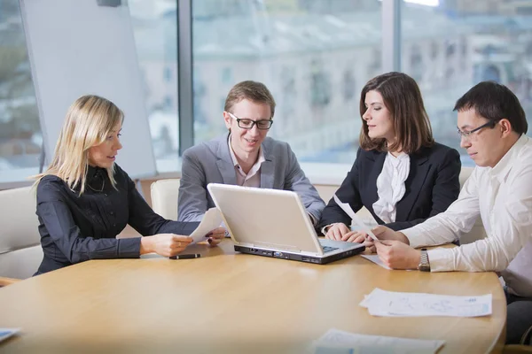 Business People Discussing Working Problems Office — Stock Photo, Image