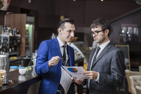 Gente Negocios Hablando Trabajo — Foto de Stock