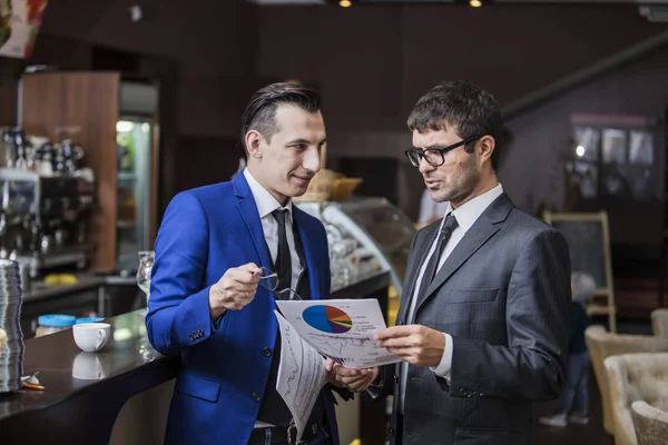 Gente Negocios Hablando Trabajo — Foto de Stock