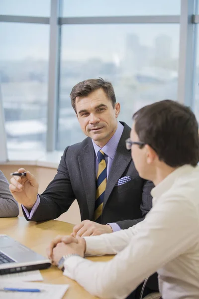 Business People Discussing Working Problems Office — Stock Photo, Image