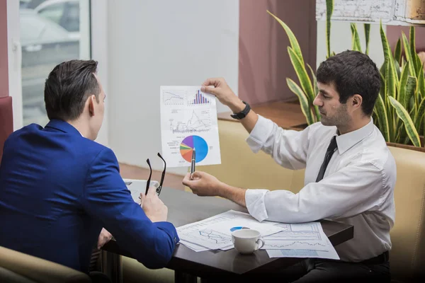 Gente Negocios Hablando Trabajo — Foto de Stock