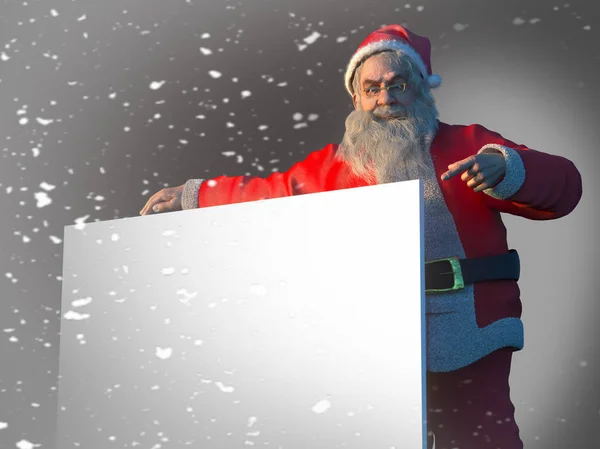 Cartoon Santa Claus Render — Stock Photo, Image