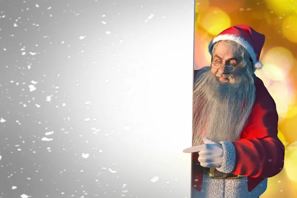 卡通圣诞老人渲染3D — 图库照片