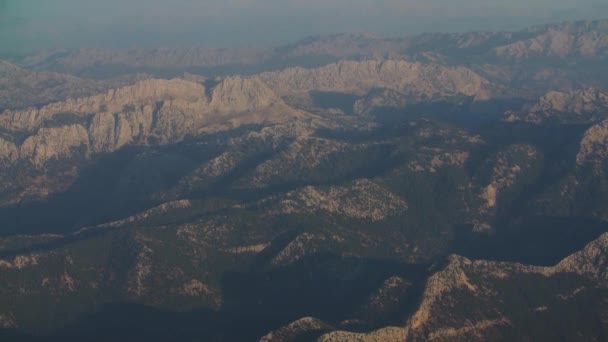 Kabarık Bulutlar Gökyüzünde Hareket Havadan Görünümü — Stok video