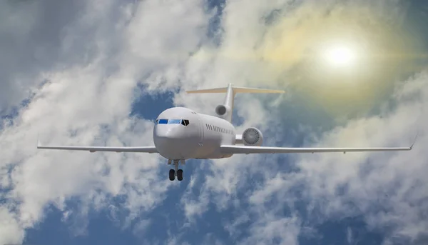 Avión Despega Render — Foto de Stock