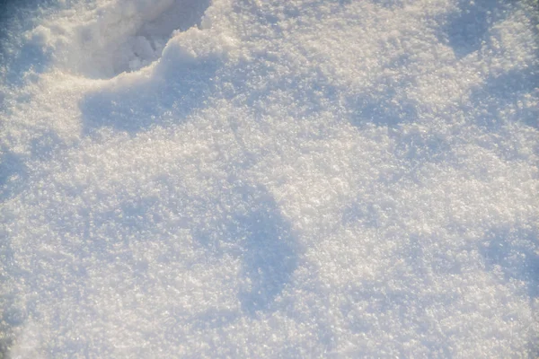 Tło Zbliżenie Śnieg — Zdjęcie stockowe