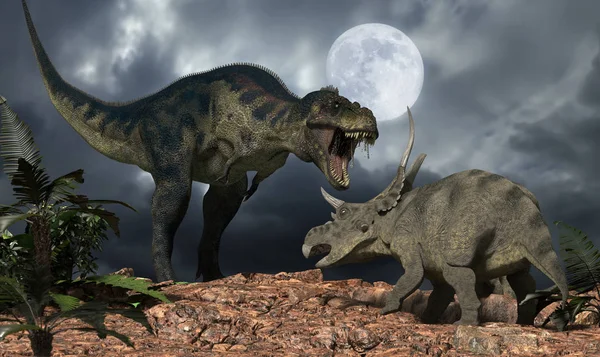 dinozorlar Muharebesi 3d render