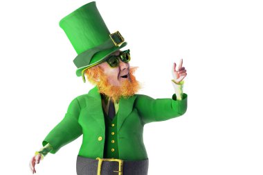 Cüce cin işareti için st patricks günü 3d render