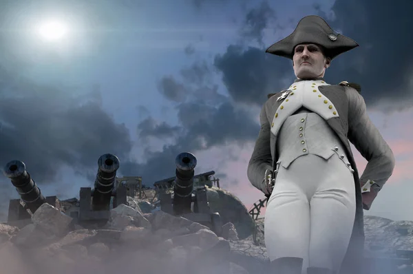 Napoléon Bonaparte Chef Militaire Homme État Xviiie Siècle Rend — Photo