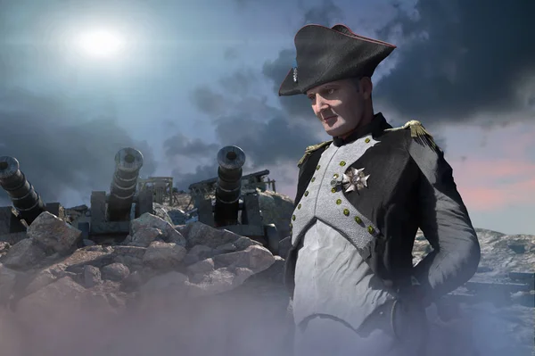 Napoleone Bonaparte Leader Militare Statista Del Xviii Secolo Rendere — Foto Stock