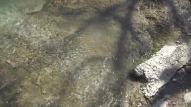 akışı dağ nehir Üstten Görünüm