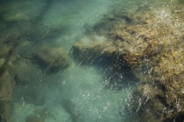 akışı dağ nehir Üstten Görünüm