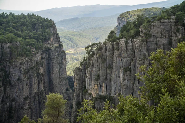 Natureza Incrível Vista Panorâmica Com Montanhas — Fotografia de Stock