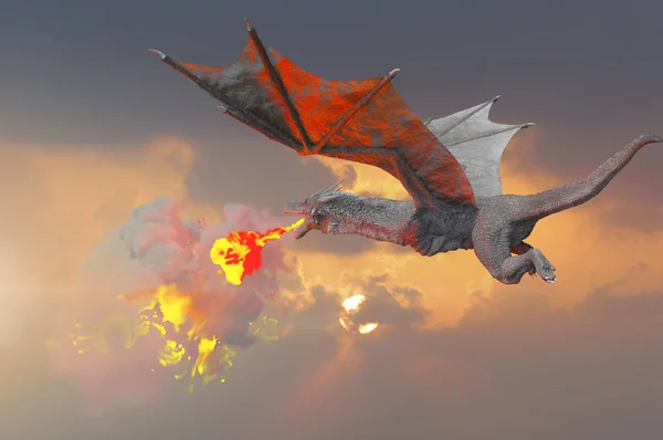 Dragon Fly Render — стоковое фото