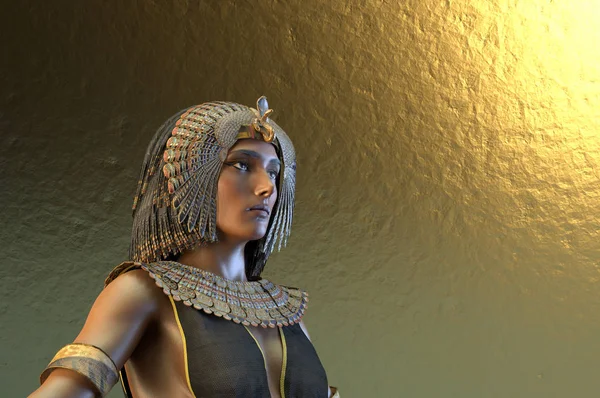 Kleopatra Ägyptische Königin Vii Jahrhundert Von Ägypten Render — Stockfoto