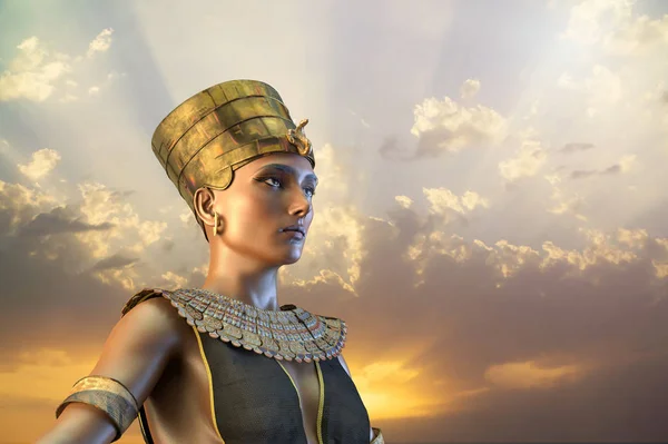 Cleopatra Reina Egipcia Siglo Vii Egipto Render —  Fotos de Stock
