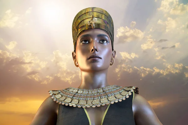 Cleopatra Egyptian Queen Vii Century Egypt Render — Stock Photo, Image