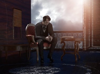 Abraham Lincoln Amerikan devlet adamı, Amerika Birleşik Devletleri 16 Başkanı ve ilk Cumhuriyetçi parti 3d render