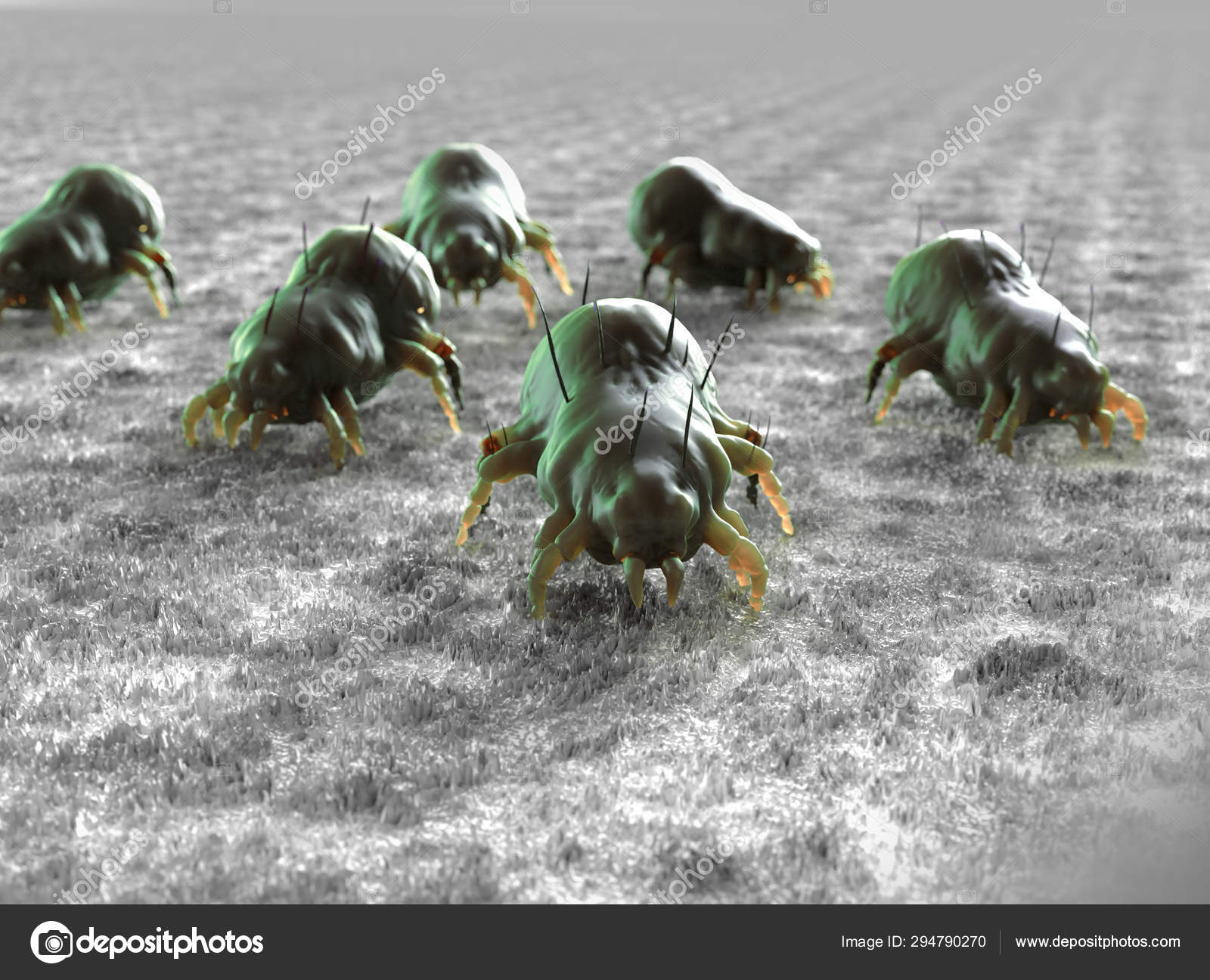 House Dust Mite Render Stock Photo By C Denissmile House Dust Mite Render Stock Photo By C Denissmile