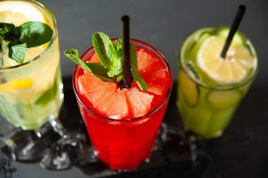 taze limonata karıştırmak kapatın