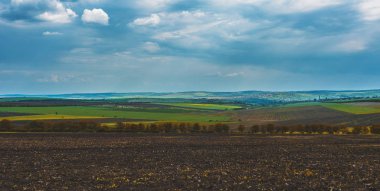 Tarım konsepti, bahar manzarası