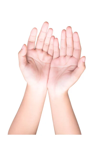 Podnieś Ręce Piękne Dłonie — Zdjęcie stockowe