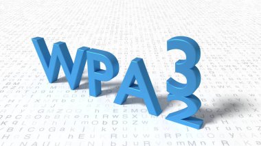 Word Wpa3 ayakta nerede 3 2 yedek kavramı 3d çizim iterek rasgele mektup katta