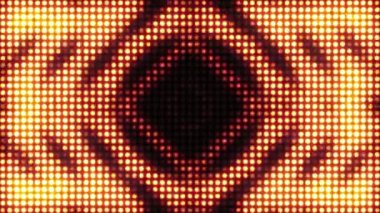 Işığın büyük bir duvar üzerinde titreşen geometrik desen