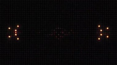 Işık duvardaki deseninin sonsuz nabız