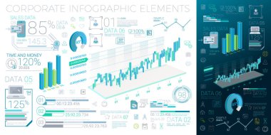 Kurumsal Infographic öğeleri