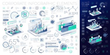 Kurumsal Infographic öğeleri