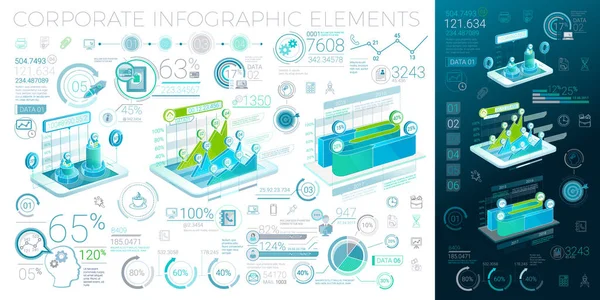Kurumsal Infographic öğeleri