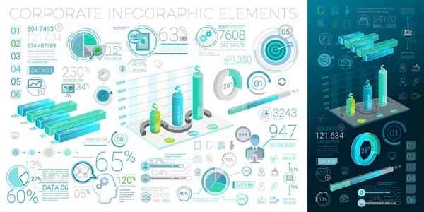 Kurumsal Infographic öğeleri