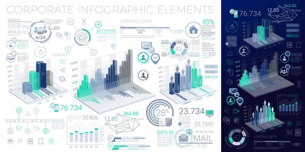 Kurumsal Infographic öğeleri