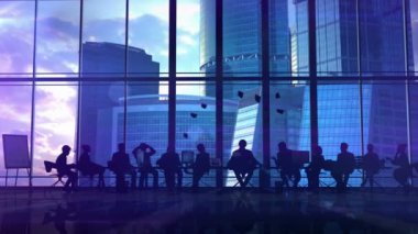 Ofis personeli ve onların lideri