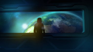 Astronot dünyaya döndü