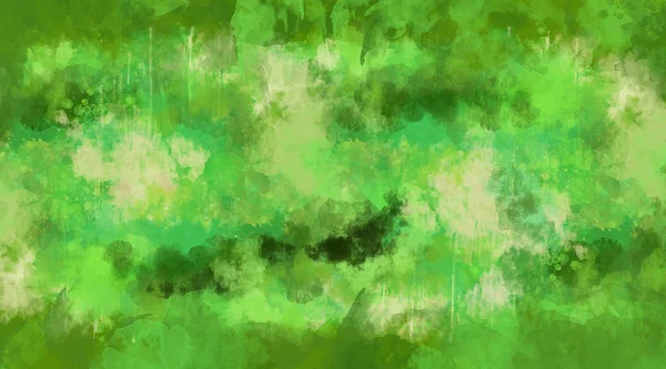 Abstracto verde acuarela fondo —  Fotos de Stock