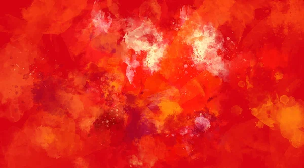 Fondo de acuarela rojo y naranja abstracto —  Fotos de Stock