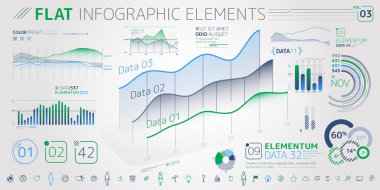 Kurumsal Bilgi Grafik Elemanları Koleksiyonu
