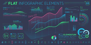 Kurumsal Bilgi Grafik Elemanları Koleksiyonu