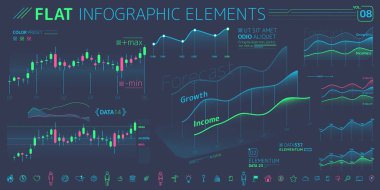 Kurumsal Bilgi Grafik Elemanları Koleksiyonu