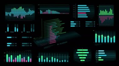 Dekoratif infografik veri seti