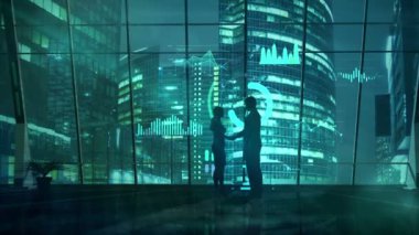 İş adamlarının el sıkışması..