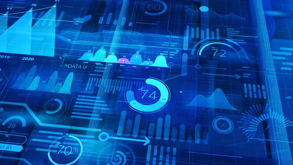 3 boyutlu büyük verileri olan sanal boşluk.