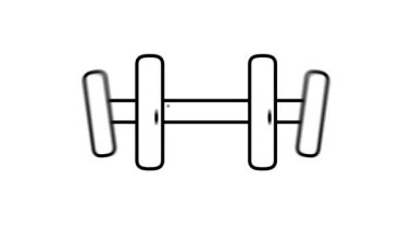 Alfa Kanalı 'nda dambıllar çizgisi simgesi