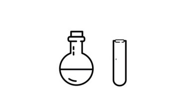 Alpha Channel 'da tüp ve test tüp hattı simgesi
