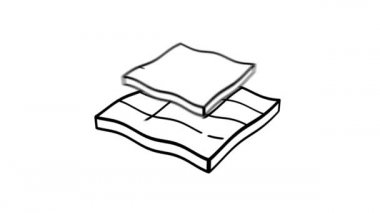 Alfa Kanalında 3D sismik katman çizgisi simgesi