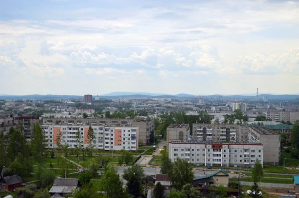 Nizhny Tagil Rusia Junio 2018 Vista Ciudad Nizhny Tagil Desde — Foto de Stock