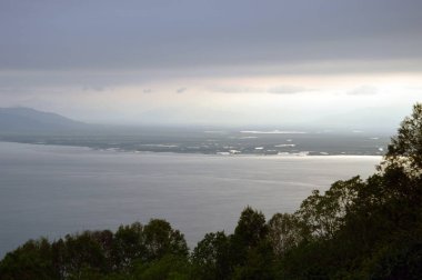 Avacha Bay yukarıdan görünüm