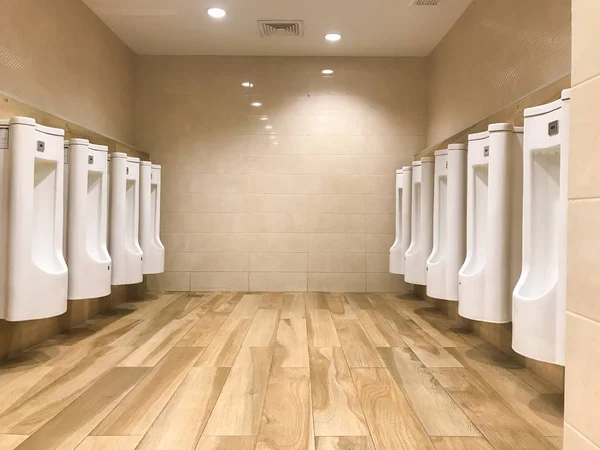 Public modern clean male restroom at Thailand — Stock Photo, Image